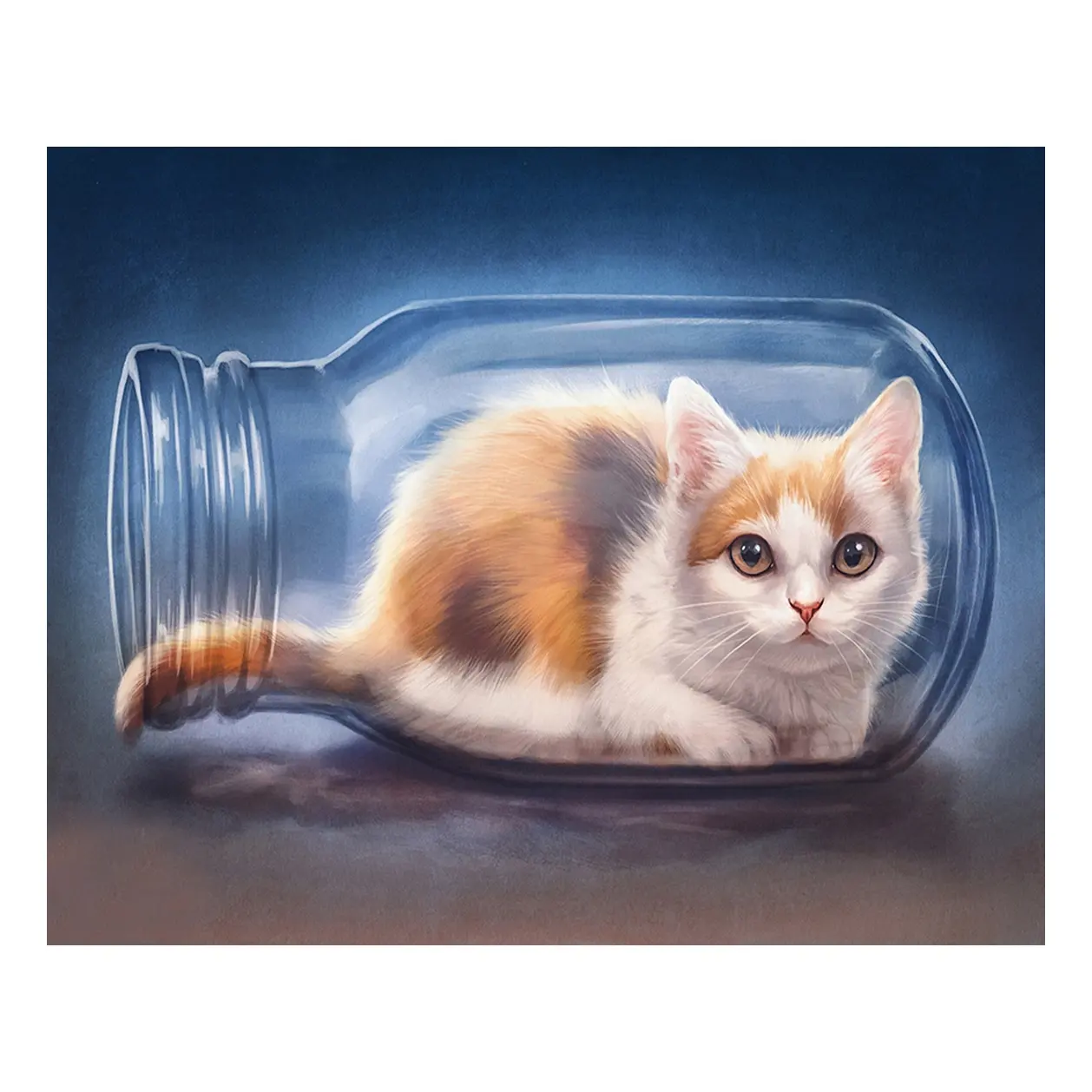 paint boy Hot-selling animal cat DIY diamond paintings, multi-specification home decoration paintings, 100% handmade paintings