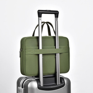 Sac pour ordinateur portable Oxford, mallette d'affaires portable grande capacité, sacoche fine classique pour hommes, mallette fine ergonomique en mousse pour femmes - Product Image 5