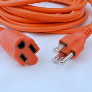 電源ケーブルアメリカの3ピン電源延長コード3M 3ソケットコンセントブラック米国プラグケーブル - Product Image 1