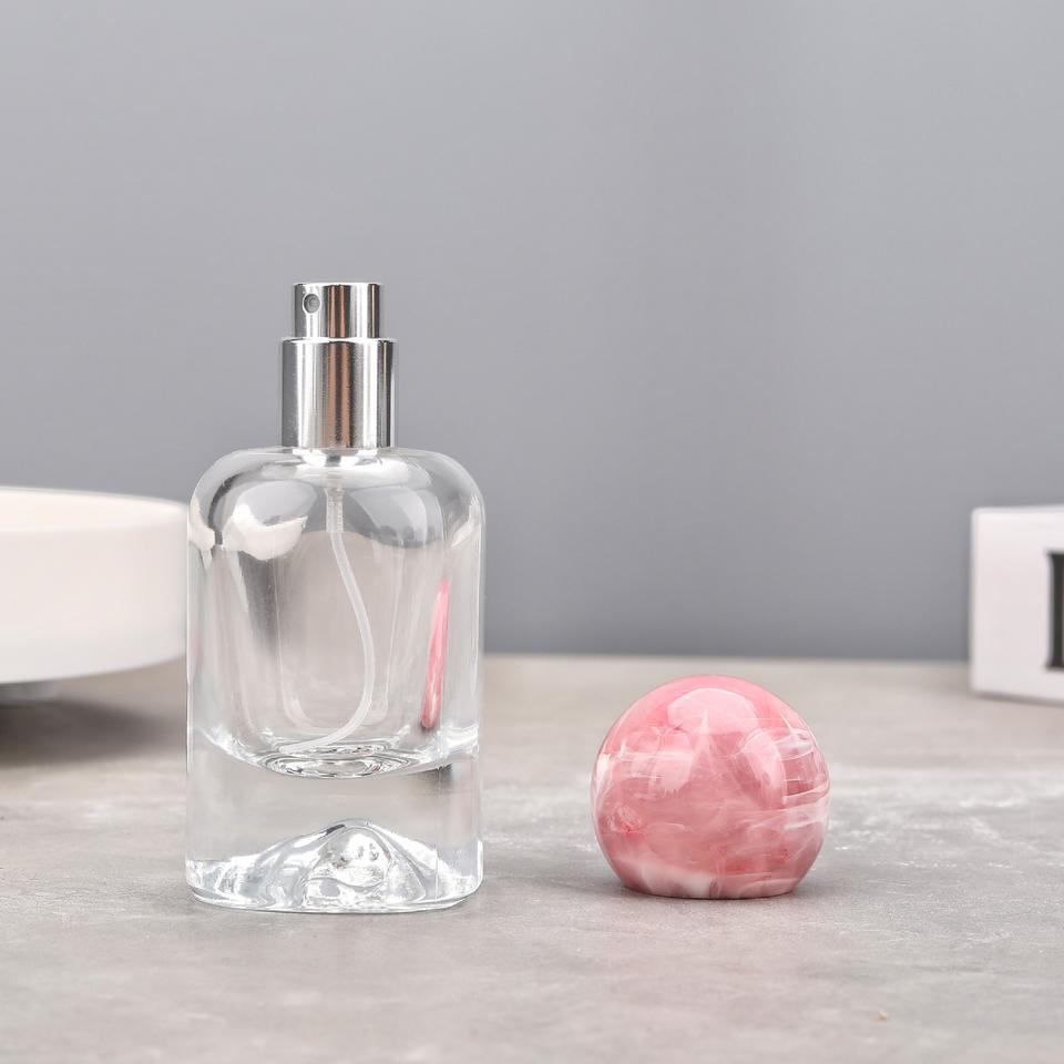 Cap Printing Sample 30ML Volcano Base Screw Cap Perfume Sample Bottle Portable Glass Spray ...