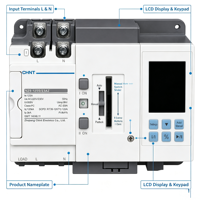 CHINT NZ5 16-630A 2P 3P 4P PC 10kA-25kA Commutateur de transfert automatique de niveau (ATS) AC400V 50ms IP20 Certifié CE CB Stock usine