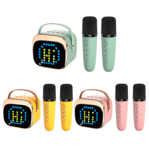 ระบบเสียงคาราโอเกะขั้นสูง <span class=keywords><strong>ลำโพง</strong></span>ไฟ RGB ไมโครโฟน 2 ตัว <span class=keywords><strong>ลำโพง</strong></span>แบบแถวขั้นสูง หน้าจอ แหล่งจ่ายไฟ แบตเตอรี่ - Product Image 1