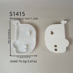 แม่พิมพ์ซิลิโคนลายการ์ตูนสำหรับจัดเก็บข้อมูลศิลปะทำจากเรซินเป็นมิตรกับสิ่งแวดล้อมทำด้วยมืออุปกรณ์ S1415เค้ก - Product Image 5