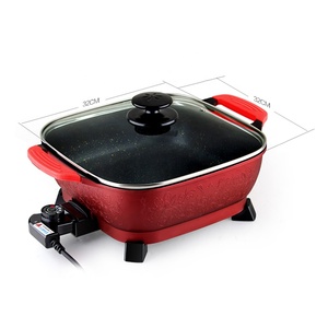 New Kitchen <strong>Electric</strong> <strong>Hot</strong> Pot Cooking Multifunctional <strong>Electric</strong> Cooker <strong>Pan</strong> Non-stick Skillet with Detachable Thermosate Control - Product Image 5