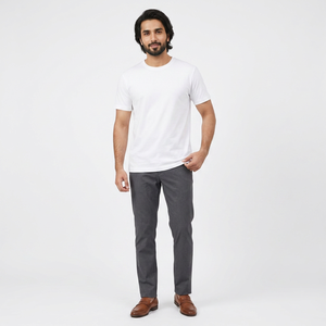 T-shirt à manches courtes en coton lourd de couleur unie, personnalisé par OEM, pour hommes et femmes, haut de base, t-shirt à demi-manches pour hommes - Product Image 2