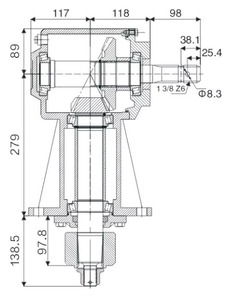 Boîte de vitesses pour tondeuse à gazon EP-RC81 - Product Image 6