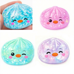 New Decompression Artifact Simulated Bun Expression to Vent Decompression Pinch Music-sensory Squeezing Toy - Product Image 1