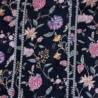 Sac fourre-tout matelassé en velours noir, broderie artisanale, couleur unie, style bohème, sac de marché, sac à bandoulière, prix de gros, artisanat d'élite