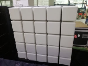 Cinétique led vidéo mur sculpture cinétique magique cube led mur de matrice 5x5 pixel Selfie Mur - Product Image 2