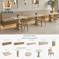 Vantel, fabricant de mobilier hôtelier et de restauration de luxe, tables et chaises de salle à manger sur mesure, FF&E