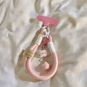 Correas de muñeca para teléfono, cuerda para teléfono móvil, cordón colorido, cuerda de nailon corta con pestaña de parche, accesorios para teléfono móvil - Product Image 2