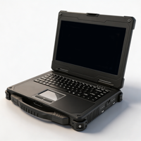 Nouvel ordinateur portable industriel robuste de 14 pouces avec Windows 10/11/Linux, processeur Intel I7, batterie lithium-ion intégrée