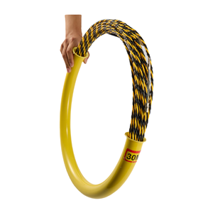 6mm 50m de Long PET électrique poisson bande câble extracteur Kit conduit Rodder enfileur fil électrique tirant outil avec Tube d'emballage jaune - Product Image 3