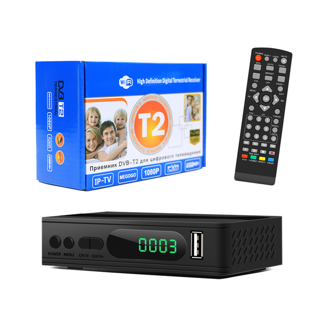 DVB-T2 Receiver Set-top Box Tv Digital 1080P HD Free to Air Channels EPG PVR DVB T2 Digital Set-top Box