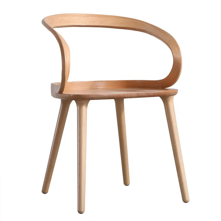 Cadeira de madeira sólida muito bonita da china simplicidade artística