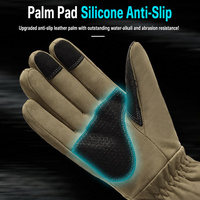 Gants de ski d'hiver absorbant les chocs, résistants à l'usure, coupe-vent et hydrofuges pour la pratique du ski sur piste et les parcours en snowpark