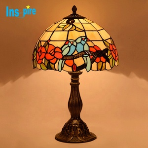 Wholesale luxury original glass lampshade bedside European baroque retro <span class=keywords><strong>tiffany</strong></span> table lamp - Product Image 1