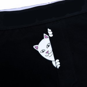 Mode personnalisée chat mignon caleçon pour homme coton ouverture braguette slips d'été et boxers pour hommes - Product Image 3