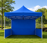 Tentes à armature en aluminium 2x2m pour événements, pieds diamantés de 40mm, 14kg, robustes, toile 600D PU imperméable, auvent pliant pop-up