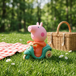 Trottinette à air comprimé Peppa Pig, jouet en TPE à presser, jouet portable pour enfants de 2 à 4 ans - Product Image 3