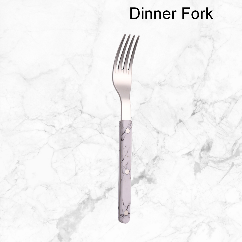 Fourchette à dîner-Poignée de marbrure