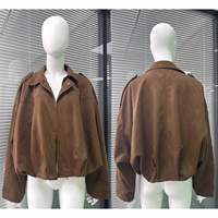 Vêtements pour femmes en gros transfrontalier, Manteau veste décontracté rétro à revers, style urbain européen et américain