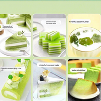 Poudre d'extrait de feuille de Pandan biologique de Hainan, colorée, lyophilisée, soluble dans l'eau, matière première naturelle pour la pâtisserie aux fruits et légumes