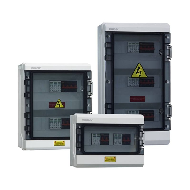 BENY 1 Input 1 Output Solar PV Combiner Box Electrical Polycarbonate ABS Distribution Box