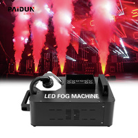 Machine à fumée à colonne d'air dédiée à la scène, à commande à distance, DMX512, manuelle, pour bar, club, fête, 1500 W, LED lumineuse en aluminium