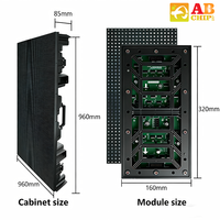 Module LED couleur pleine P6.67mm 960*960mm, écran LED pleine surface pour remorque, grand écran de fond de scène pour la diffusion de films en anglais