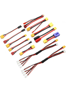 12 AWG un connecteur femelle à deux connecteurs mâles <span class=keywords><strong>XT60</strong></span> faisceau de câbles en Y permettant la connexion de deux batteries LiPo pour accessoires de jouets - Product Image 2