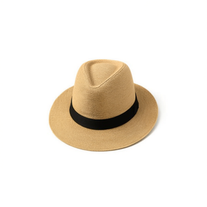 Panama <b>Hat</b> Black Belt 57 58 59 Cm Straw Fedora <b>Hat</b> For Men <b>Women</b> Summer Outdoor Wear - Product Image 2