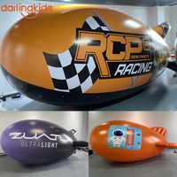 Zeppelin gonflable extérieur, ballon à l'hélium, blimp à l'hélium, avion RC gonflable personnalisé pour la publicité