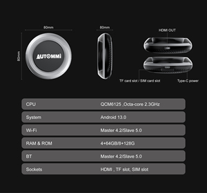 Logotipo personalizado para BMW Universal Car Ai Box Adaptador inalámbrico Carplay Plug and Play Android Media Wireless Car Play <span class=keywords><strong>Netflix</strong></span> - Product Image 6