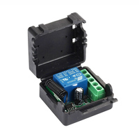 1 émetteur RF 433 MHz avec télécommande sans fil, interrupteur de télécommande, module récepteur relais 1 canal DC 12V