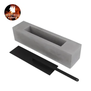 Wholesale Tabletop Fire Pit Mini <strong>Rectangular</strong> <strong>Fireplace</strong> Indoor <strong>Outdoor</strong> Fire Pit Portable Concrete <strong>Fireplace</strong> - Product Image 3