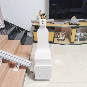 Ascensor de Escaleras Recto con Control Remoto Inalámbrico |   Elevador de Silla <span class=keywords><strong>para</strong></span> el Hogar con Inicio y Parada con un Solo Clic <span class=keywords><strong>para</strong></span> una Movilidad Segura - Product Image 3