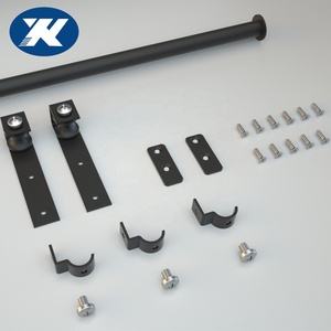 Mini porte coulissante, pièces, <span class=keywords><strong>Kit</strong></span> quincaillerie pour penderie, porte d'armoire en bois - Product Image 3