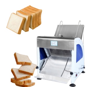 Machine à trancher le <span class=keywords><strong>pain</strong></span> électrique automatique, épaisseur réglable 12 mm, facile à utiliser pour la pâte à sourde, les hamburgers, les baguettes, usage en boulangerie - Product Image 2