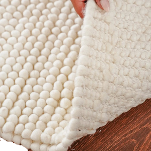 Alfombra de Lana Moderna de Alta Calidad, Tejida a Mano, Abstracta, de Pelo Alto, Resistente al Fuego, Ecológica, Suave y Afelpada para Sala de Estar - Product Image 1