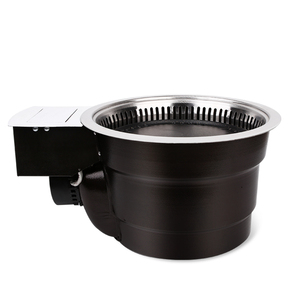 Brasero coreano <span class=keywords><strong>para</strong></span> barbacoa, parrilla redonda sin humo <span class=keywords><strong>para</strong></span> barbacoa de carbón - Product Image 4