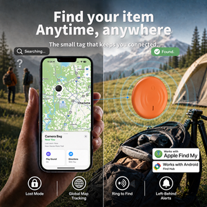 เครื่องติดตามขนาดเล็กกันน้ำ ตรวจจับการตก รองรับ <span class=keywords><strong>IOS</strong></span> และ Android สำหรับเด็ก ผู้สูงอายุ สัตว์เลี้ยง ป้องกันการสูญหาย - Product Image 1