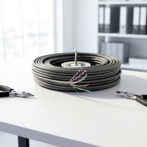 สายเคเบิลอีเธอร์เน็ต <span class=keywords><strong>Cat6</strong></span> UTP CCA แบบประหยัด 550MHz 24AWG สำหรับใช้งานภายในอาคาร สำหรับเราเตอร์ อินเทอร์เน็ต และโมเด็ม - Product Image 2