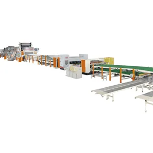 Factory price Fully automatic high speed 3 5 7 ply corrugated cardboard production line carton box making machine