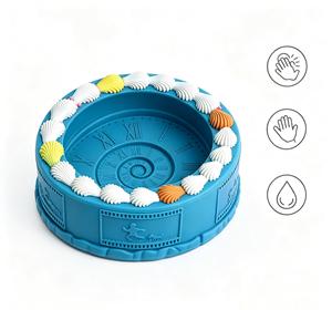 Tazón Masticable Resistente a Mordidas para Perros, Comedero Lento de Goma Natural, Tazón Interactivo para Masticar y Limpiar los Dientes - Product Image 1