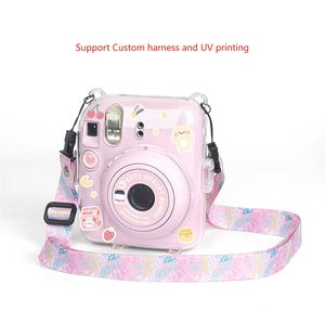 Impresión personalizada Mini12 3-en-1 Photo Bag Case Set con pegatina de correa de cristal protectora y Material de PC para cámara instantánea - Product Image 2