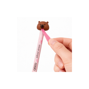 Bolígrafo de Gel Borrable con Diseño de Cabeza de Cerdo, Regalo Promocional, para Niños y Estudiantes - Product Image 3