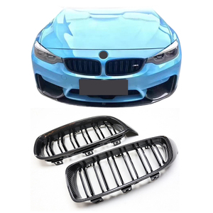 Accesorios Personalizados para Automóviles, Rejilla Delantera de Fibra de Carbono Preimpregnada para <span class=keywords><strong>BMW</strong></span> M3 F80 M4 F82, Reemplazo de Rejilla de Carbono - Product Image 1