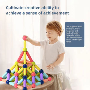 Vente en gros 166 pièces bricolage bâtons magnétiques boules ensemble <span class=keywords><strong>de</strong></span> blocs <span class=keywords><strong>de</strong></span> <span class=keywords><strong>construction</strong></span> pour enfants <span class=keywords><strong>jeux</strong></span> <span class=keywords><strong>de</strong></span> <span class=keywords><strong>construction</strong></span> éducatifs <span class=keywords><strong>avec</strong></span> tiges magnétiques jouets - Product Image 3