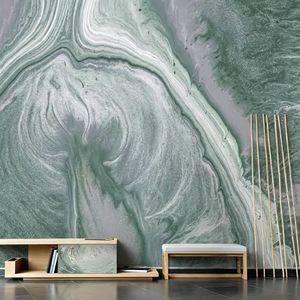 <span class=keywords><strong>Papier</strong></span> <span class=keywords><strong>peint</strong></span> mural <span class=keywords><strong>Art</strong></span> déco en marbre <span class=keywords><strong>vert</strong></span>, texture tourbillonnante, <span class=keywords><strong>art</strong></span> fluide, pour chambre à coucher, salon, décoration personnalisée pour la maison - Product Image 5